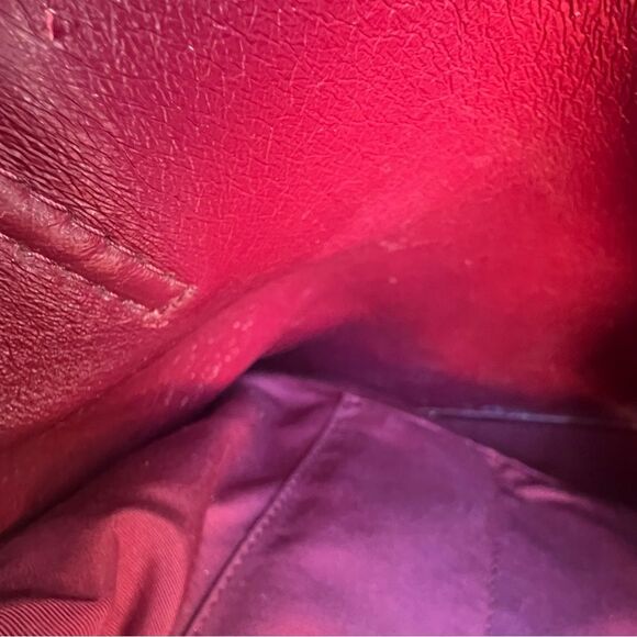 The Marc Jacobs Fire engine Red Pebbled Leather Grind Tote with Gold lock & Key - Picture 7 of 12